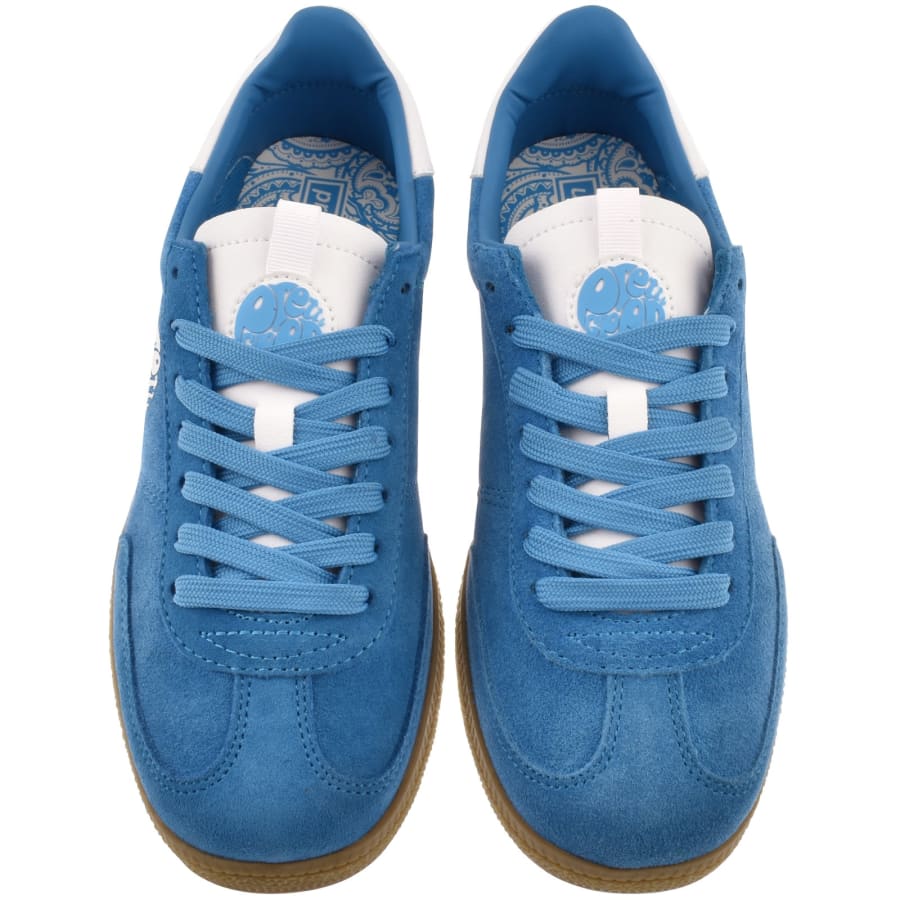 Image number 3 for Pretty Green Reunion Ramblas Trainers Blue