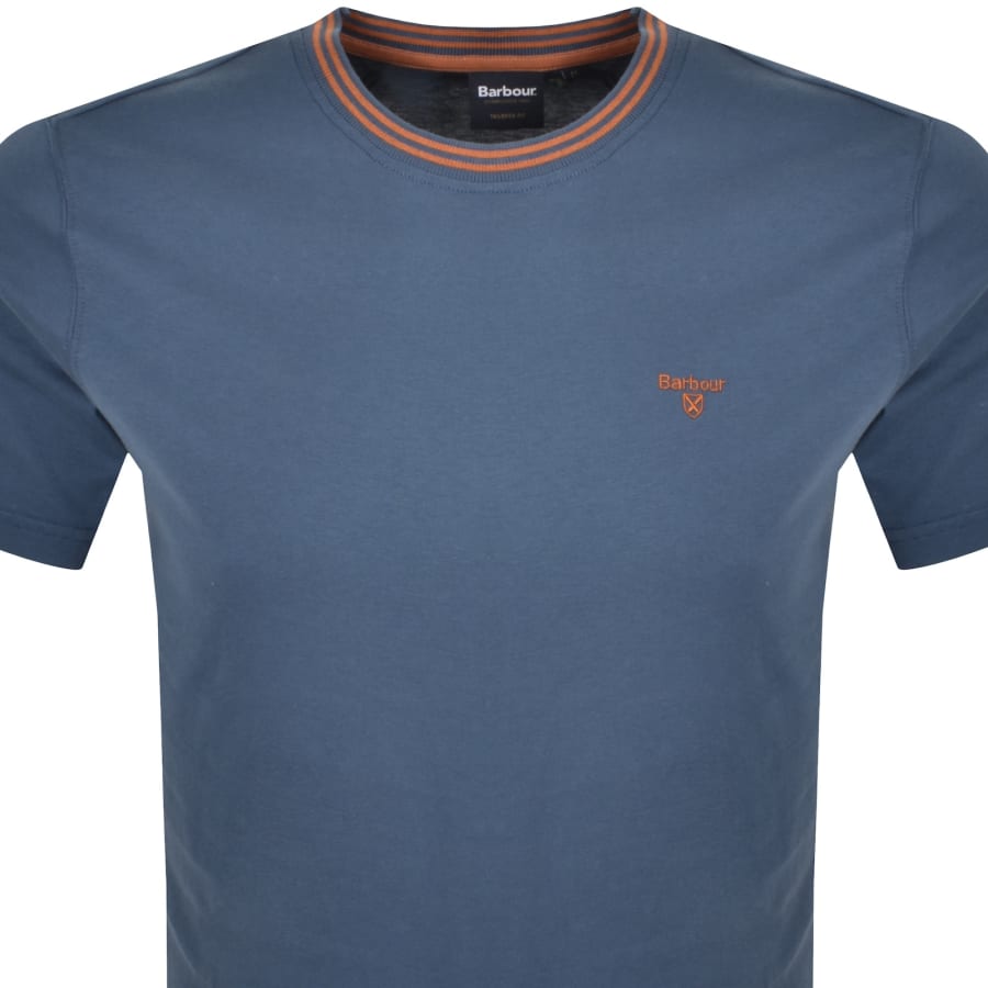 Image number 2 for Barbour Austwick T Shirt Dark Denim