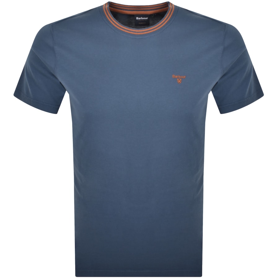 Image number 1 for Barbour Austwick T Shirt Dark Denim