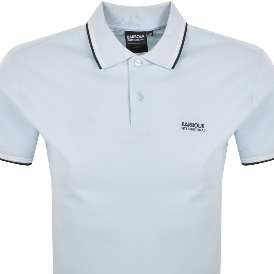 Image number 2 for Barbour International Ethan Polo T Shirt Blue