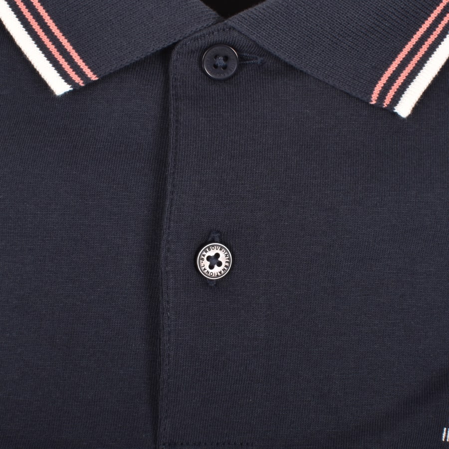 Image number 5 for Barbour International Ethan Polo T Shirt Navy