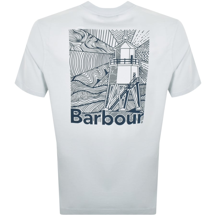 Image number 5 for Barbour Moonwell T Shirt Bleached Blue