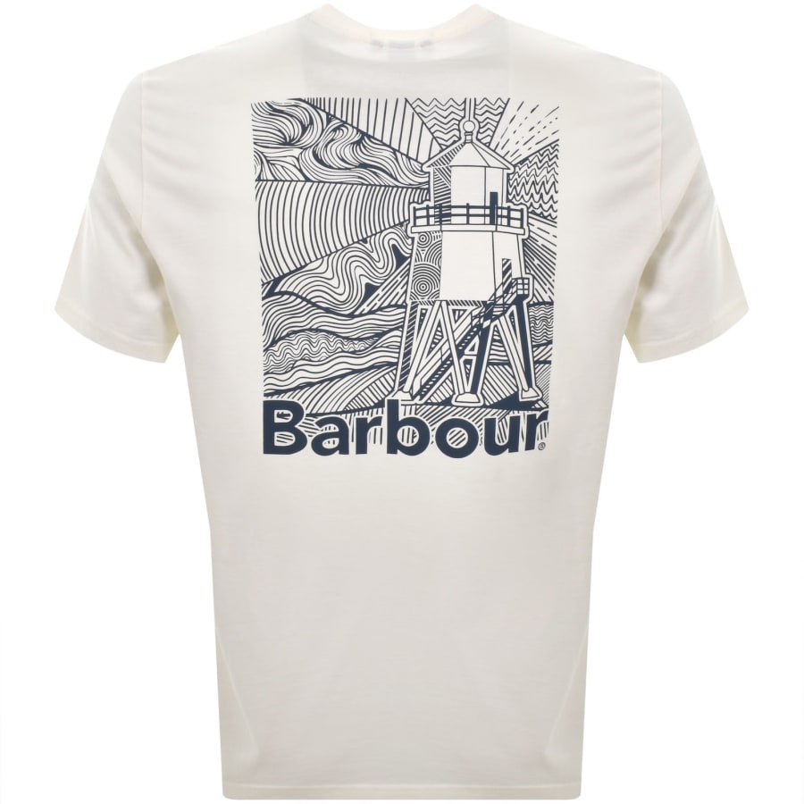 Image number 5 for Barbour Moonwell T Shirt Whisper White
