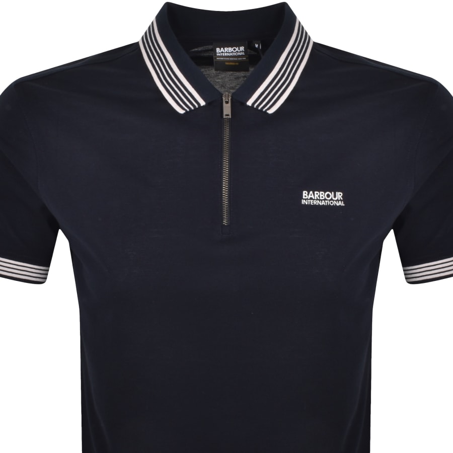 Image number 2 for Barbour International Upham Polo T Shirt Navy