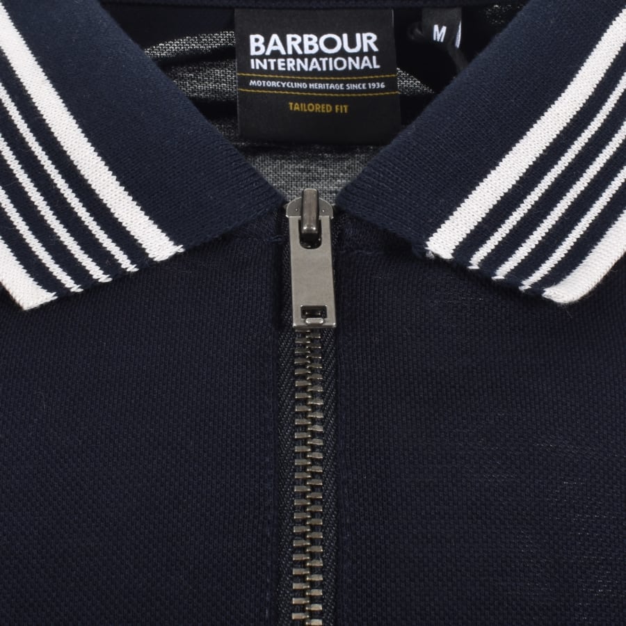 Image number 5 for Barbour International Upham Polo T Shirt Navy