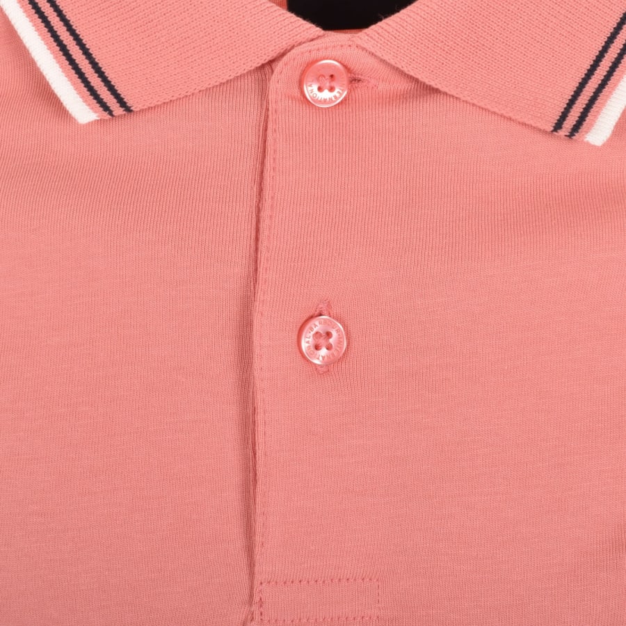 Image number 5 for Barbour International Ethan Polo T Shirt Pink