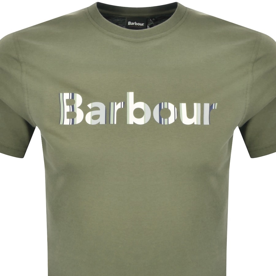 Image number 2 for Barbour Wetsand T Shirt Light Moss Green
