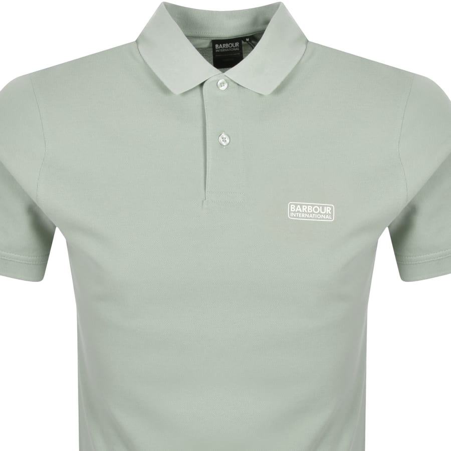 Image number 2 for Barbour International Essential Polo Grey