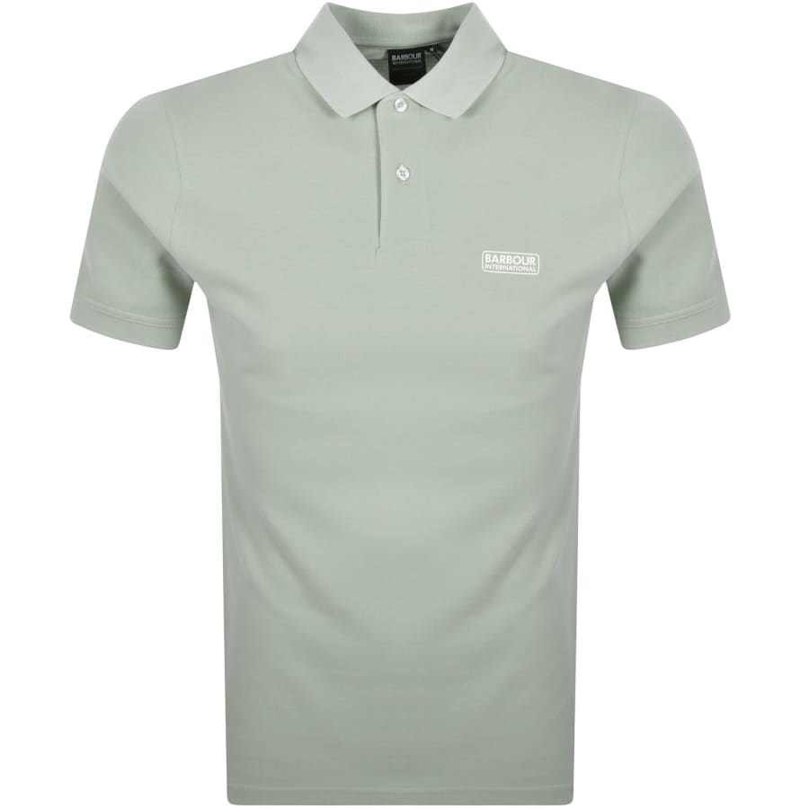 Image number 1 for Barbour International Essential Polo Grey