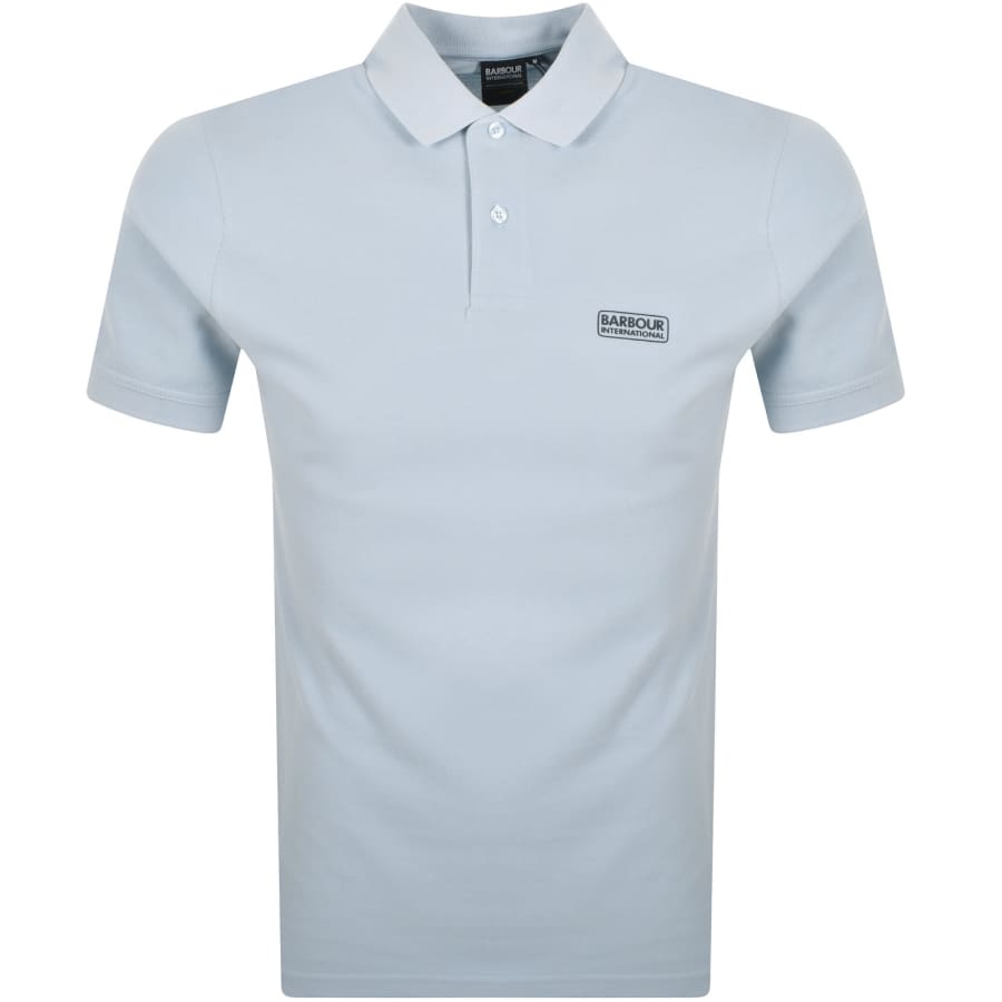 Image number 1 for Barbour International Essential Polo Blue