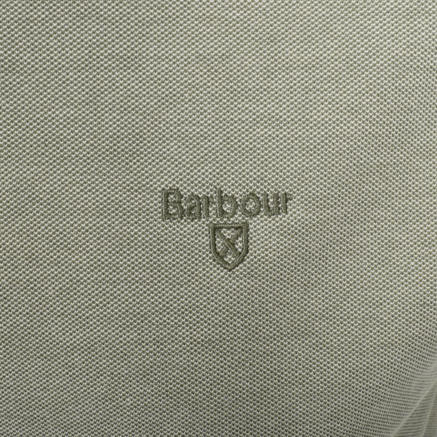 Image number 3 for Barbour Barnard Polo T Shirt Light Moss