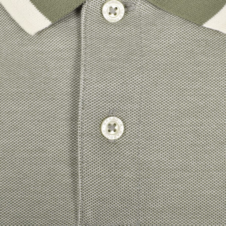 Image number 5 for Barbour Barnard Polo T Shirt Light Moss