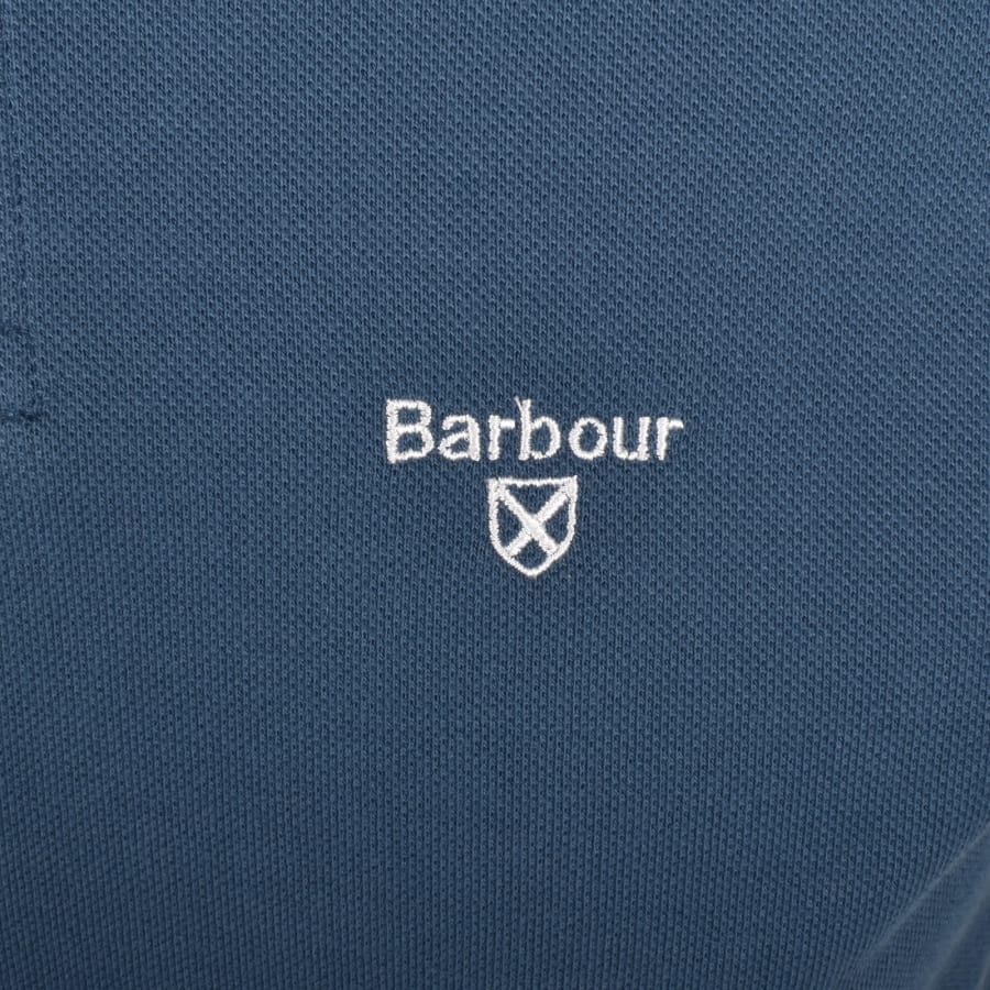 Image number 3 for Barbour Denwick Polo T Shirt Dark Denim