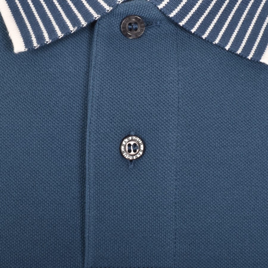 Image number 5 for Barbour Denwick Polo T Shirt Dark Denim