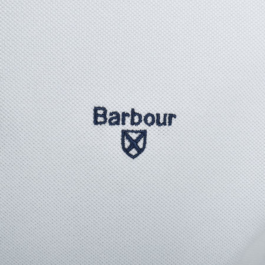 Image number 3 for Barbour Denwick Polo T Shirt Bleached Blue