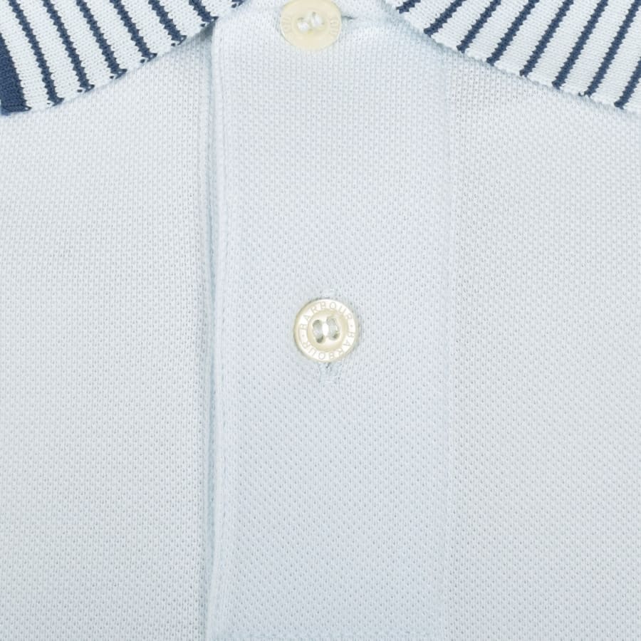 Image number 5 for Barbour Denwick Polo T Shirt Bleached Blue