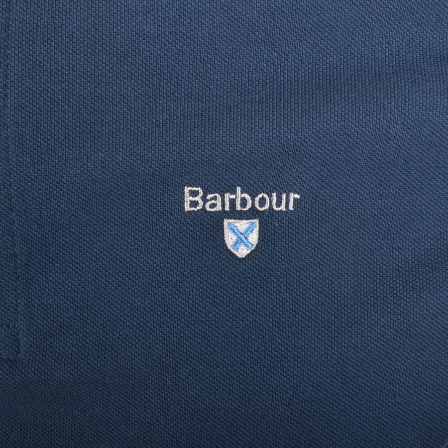 Image number 3 for Barbour Sports Polo T Shirt Dark Denim
