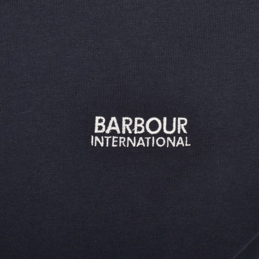 Image number 3 for Barbour International Ethan Tipped T Shirt Navy