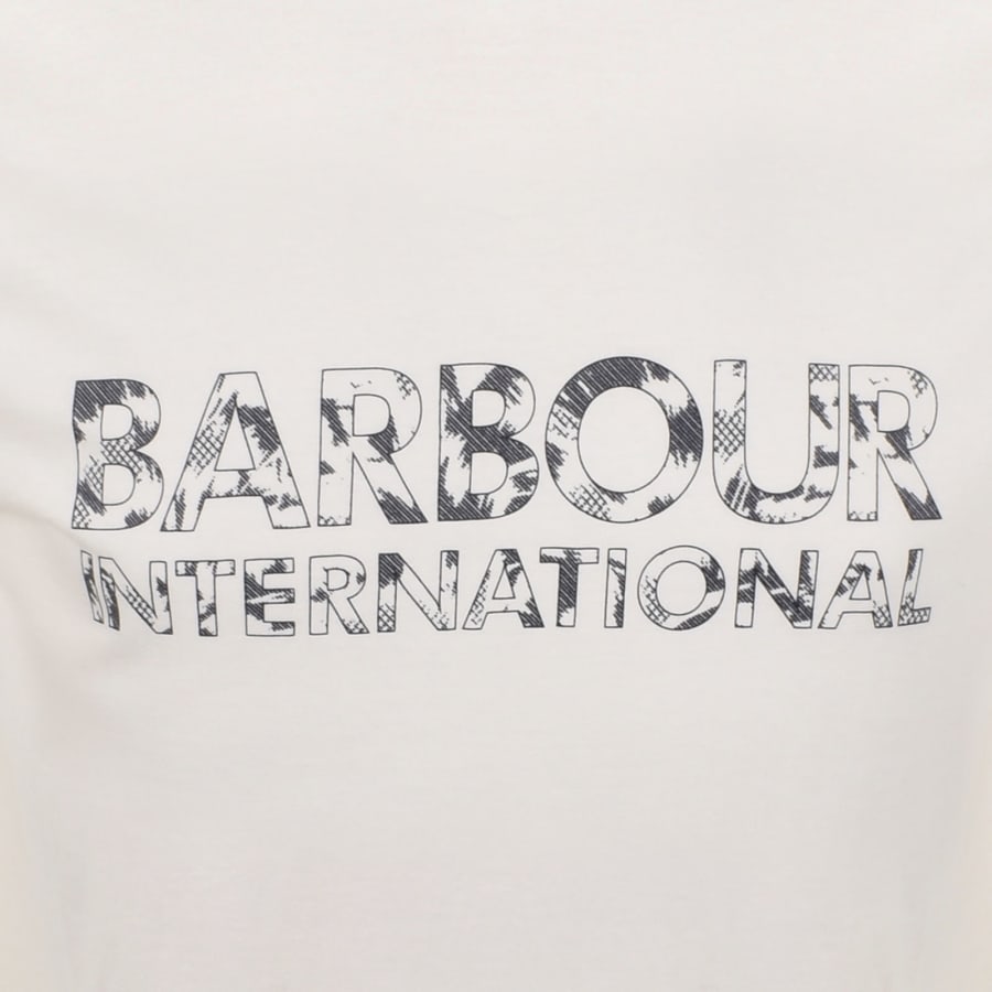 Image number 3 for Barbour International Bento Graphic T Shirt White