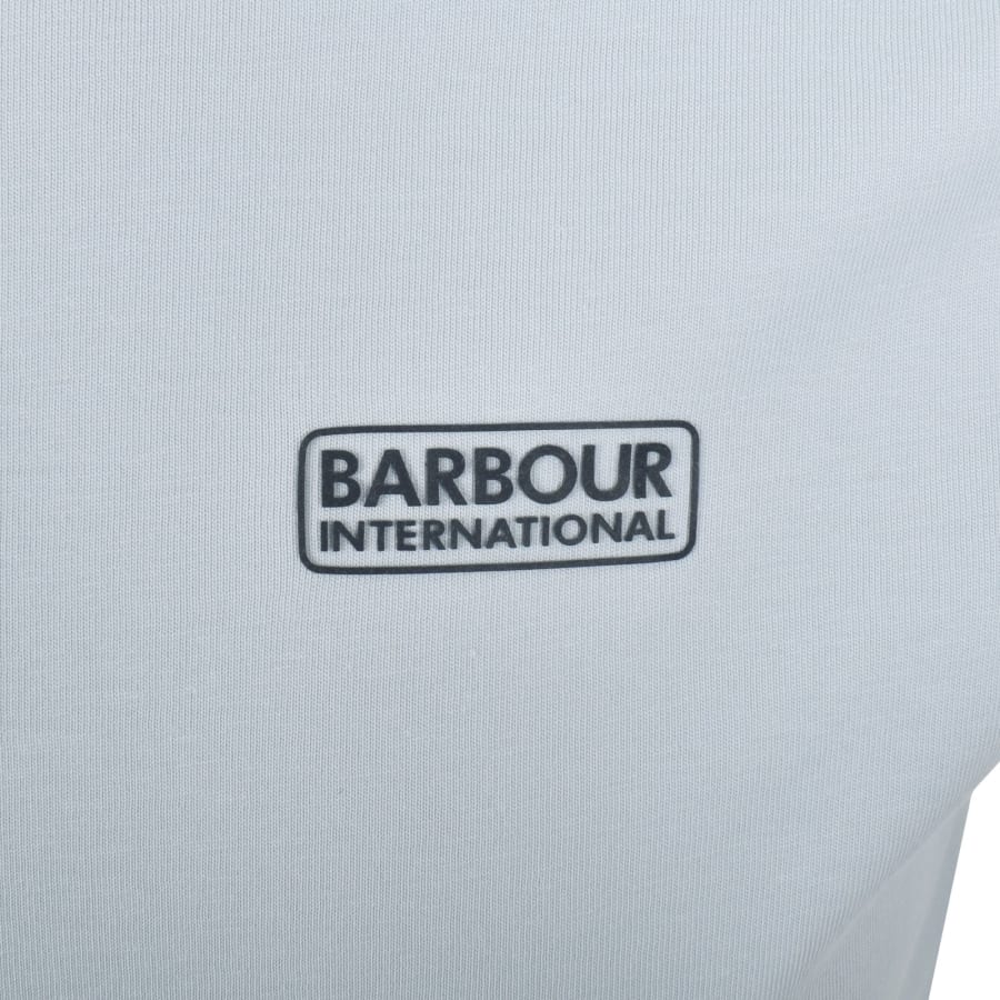 Image number 3 for Barbour International Small Logo T Shirt Blue