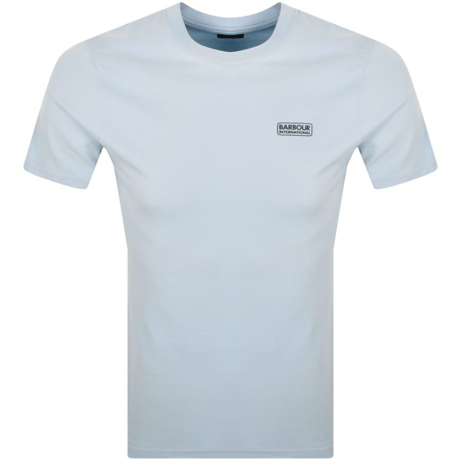 Image number 1 for Barbour International Small Logo T Shirt Blue