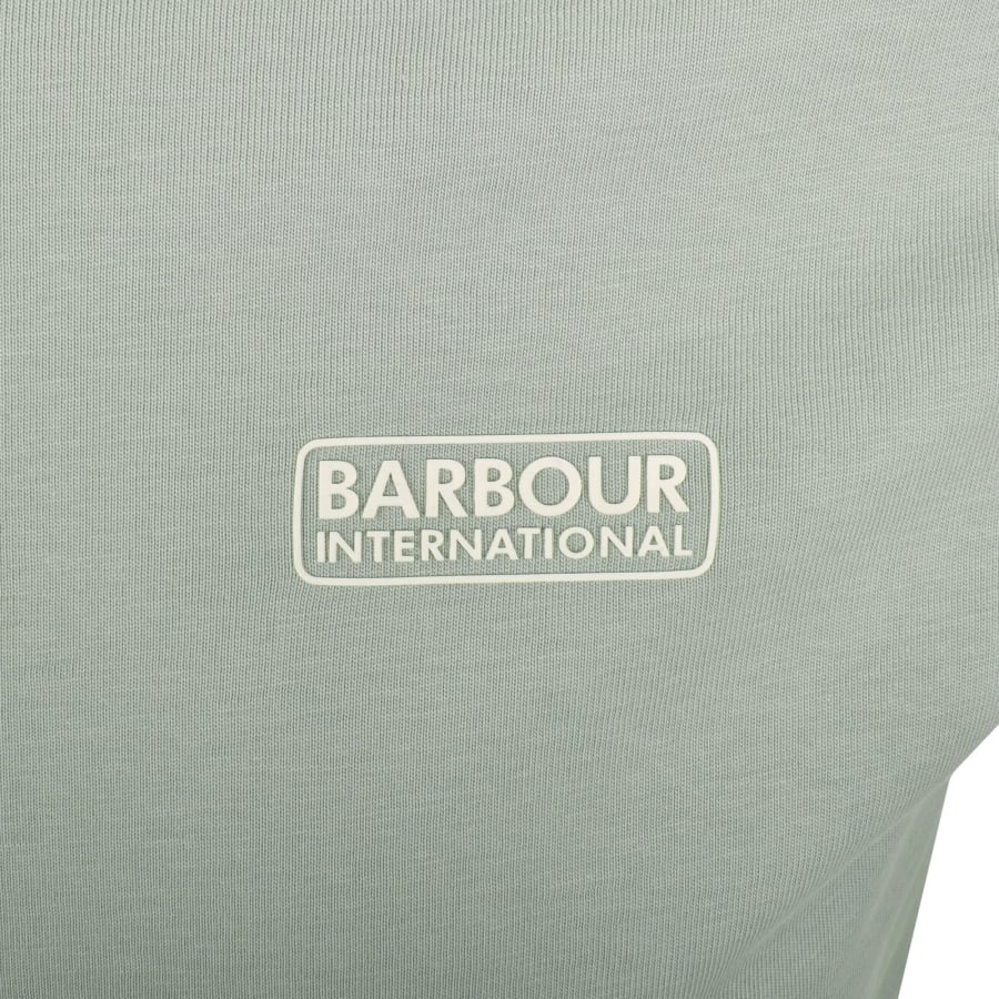 Image number 3 for Barbour International Small Logo T Shirt Grey
