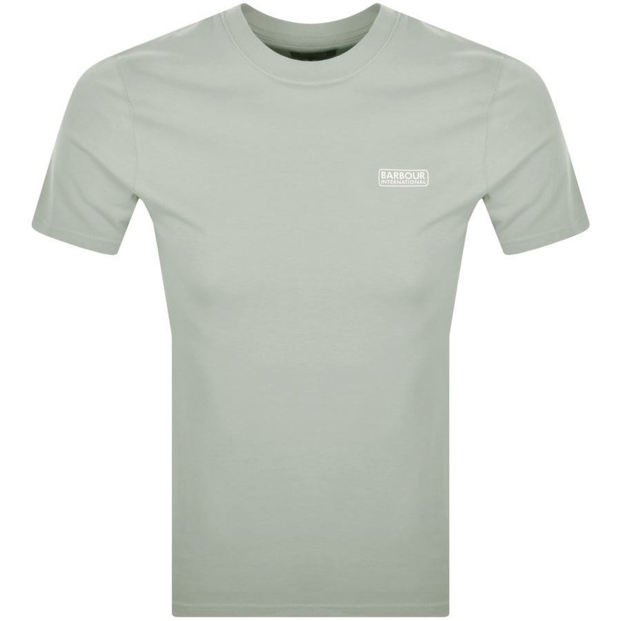 Image number 1 for Barbour International Small Logo T Shirt Grey