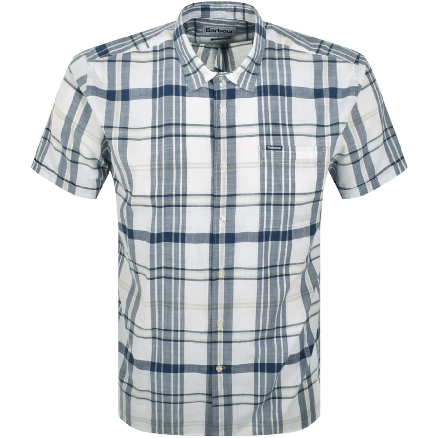 Image number 1 for Barbour Grassbeach Checked Shirt White