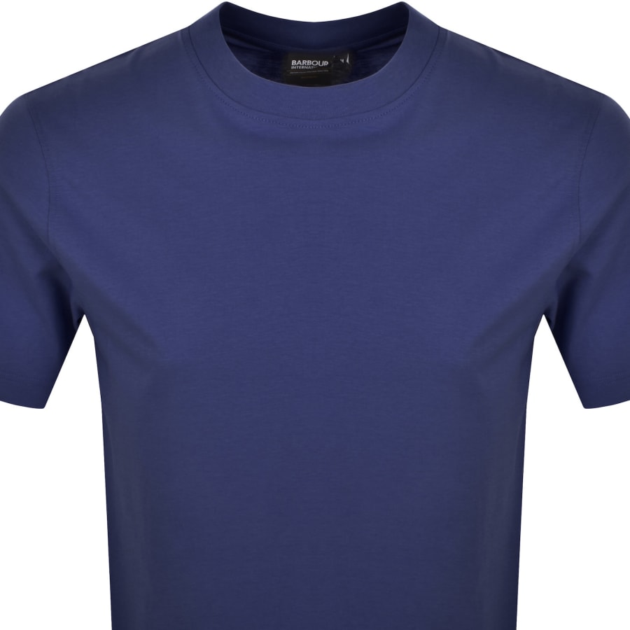 Image number 3 for Barbour International Outline T Shirt Navy