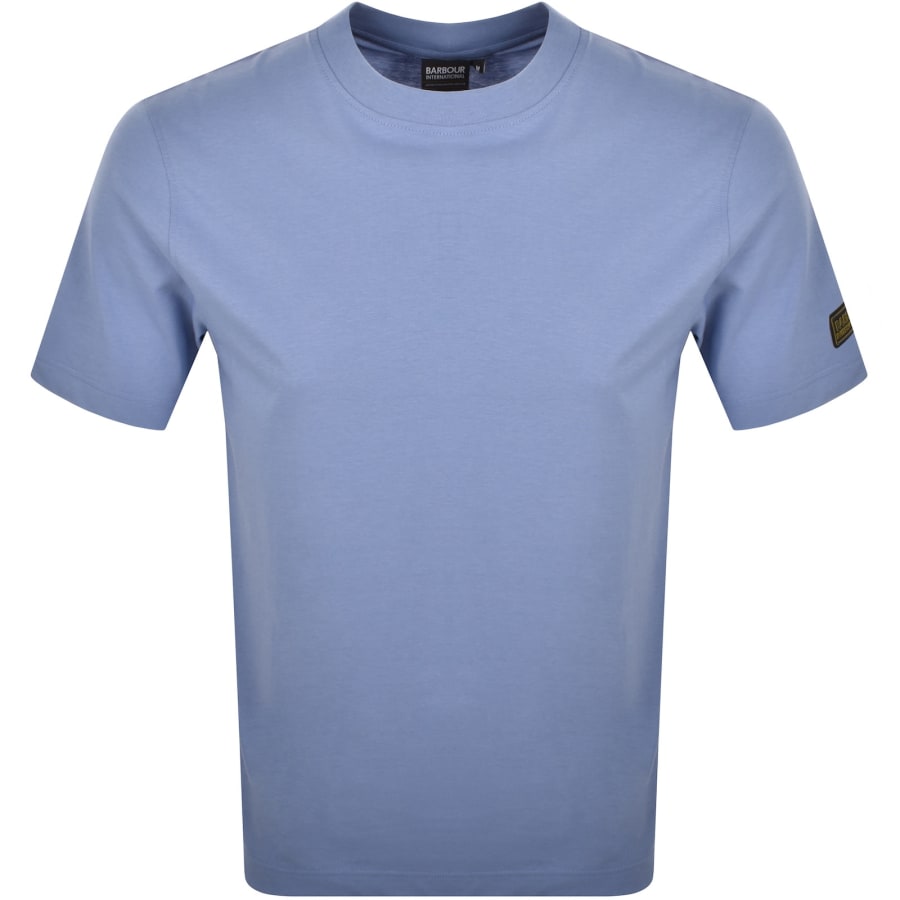 Image number 2 for Barbour International Outline T Shirt Blue