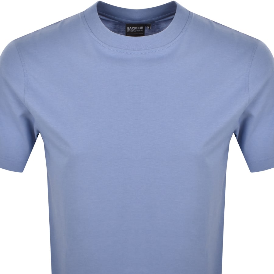 Image number 3 for Barbour International Outline T Shirt Blue