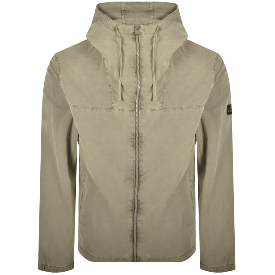 Image number 2 for Barbour International Buckley Overshirt Khaki