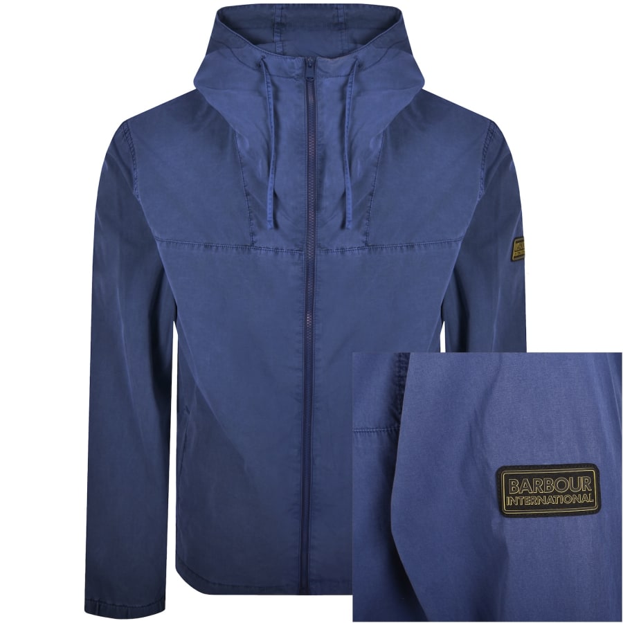 Image number 1 for Barbour International Buckley Overshirt Navy
