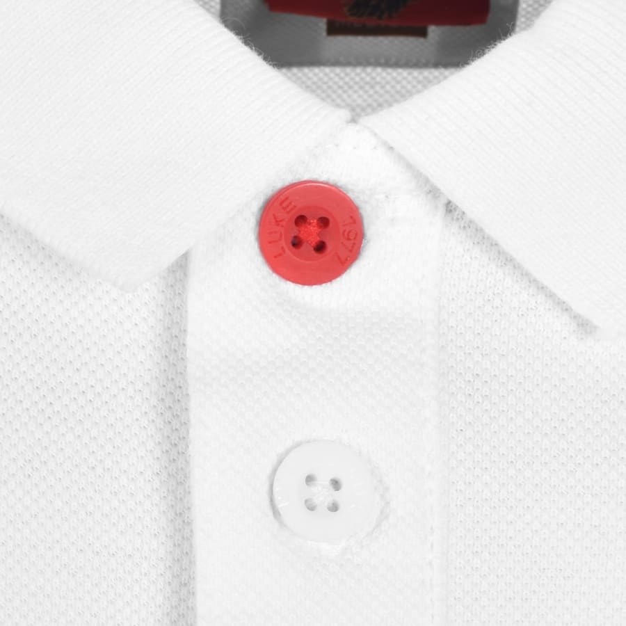 Image number 4 for Luke 1977 Williams Polo T Shirt White