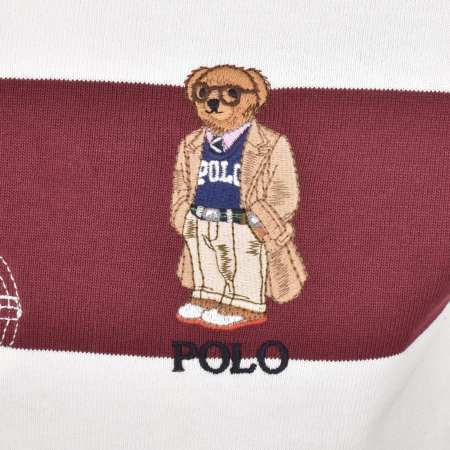 Image number 3 for Ralph Lauren Rugby Polo T Shirt Red Wine