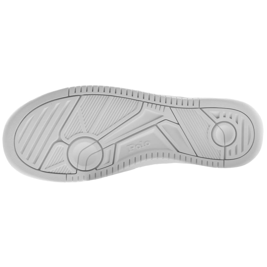 Image number 4 for Ralph Lauren Masters Court Trainers White