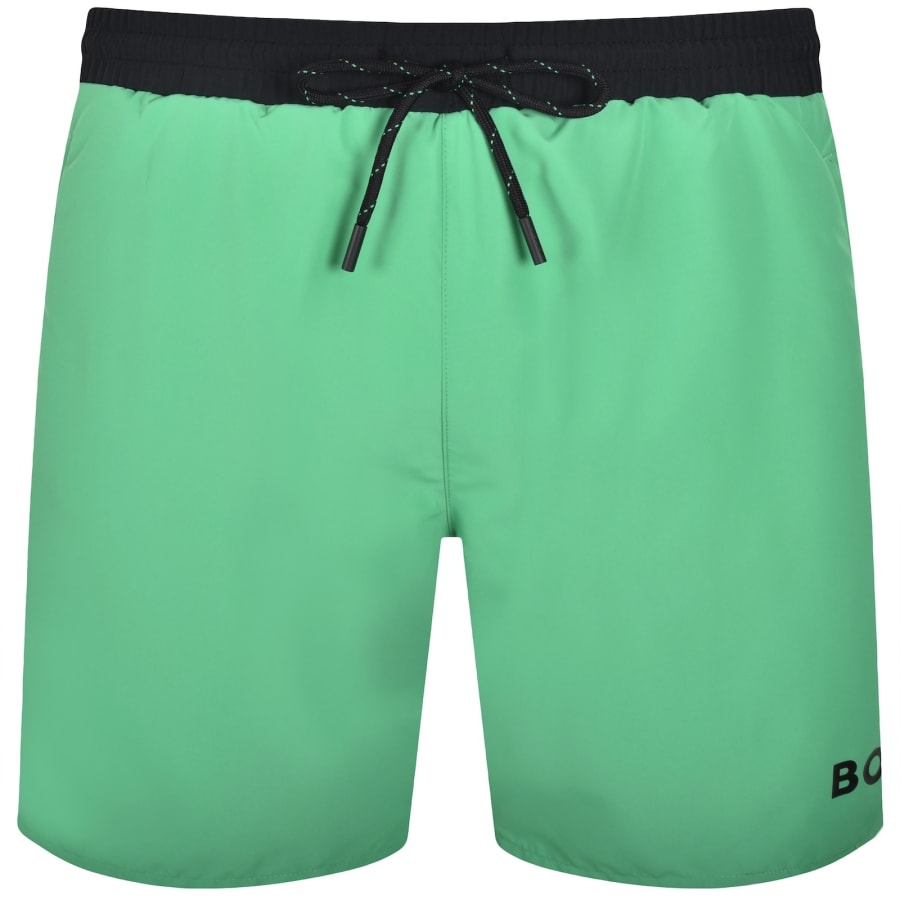 Image number 1 for BOSS Starfish Swim Shorts Bright Green