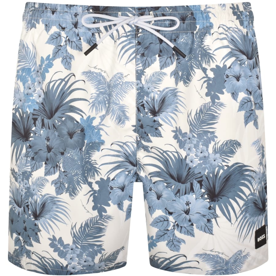 Image number 2 for BOSS Piranha Swim Shorts Blue
