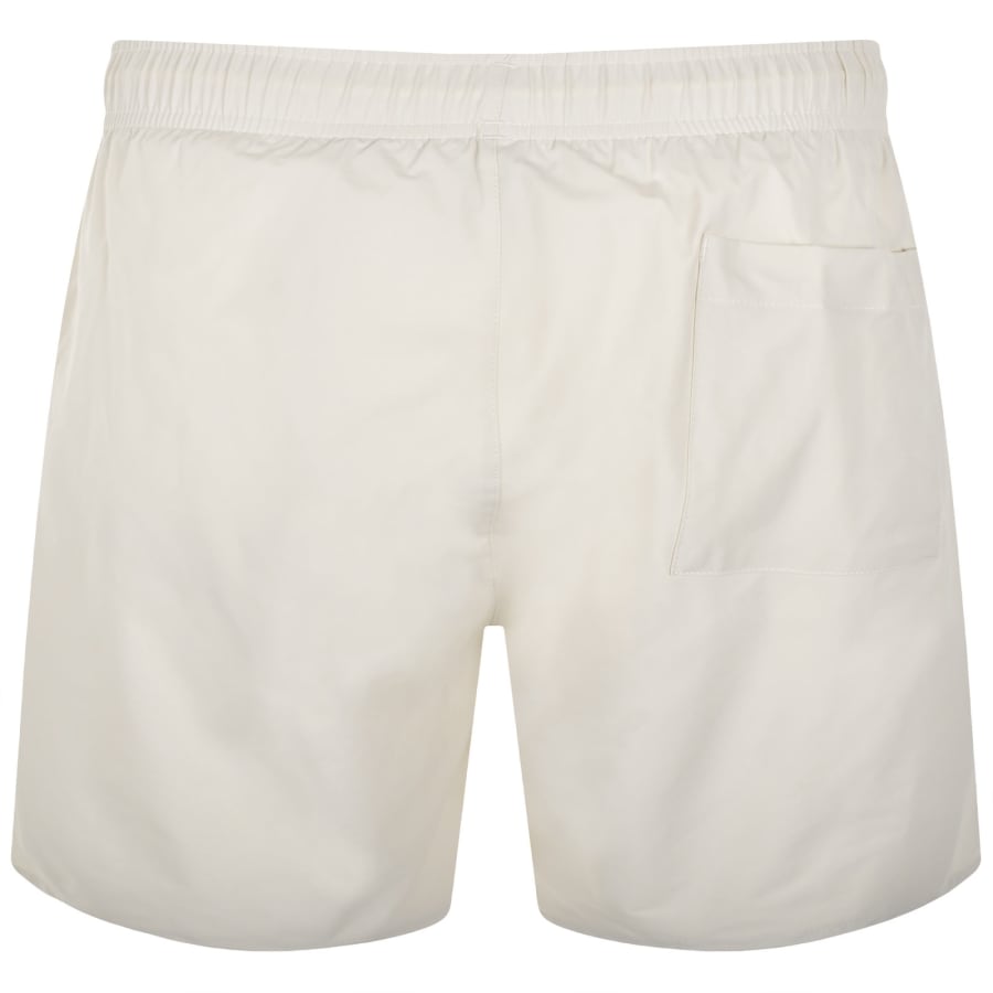 Image number 3 for BOSS Iconic Swim Shorts Cream