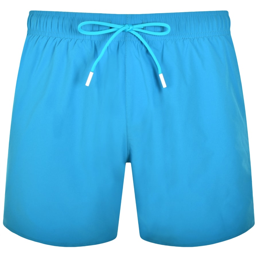 Image number 2 for BOSS Iconic Swim Shorts Turquoise