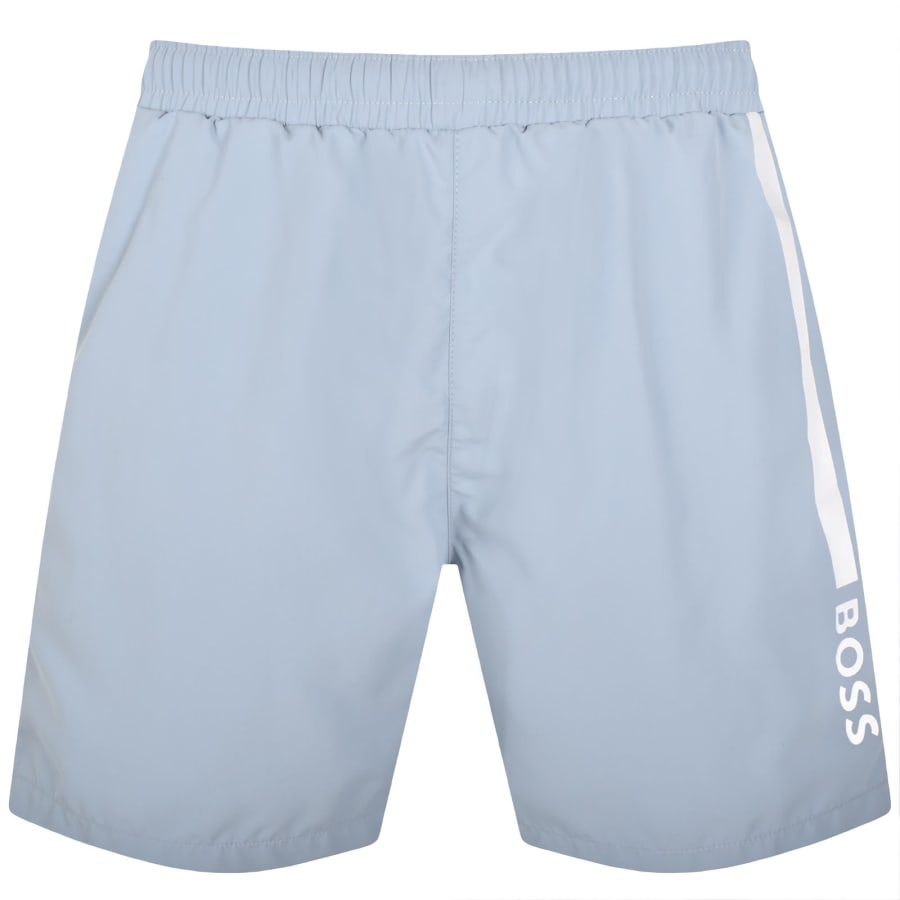Image number 2 for BOSS Dolphin Swim Shorts Blue
