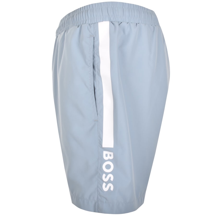 Image number 5 for BOSS Dolphin Swim Shorts Blue