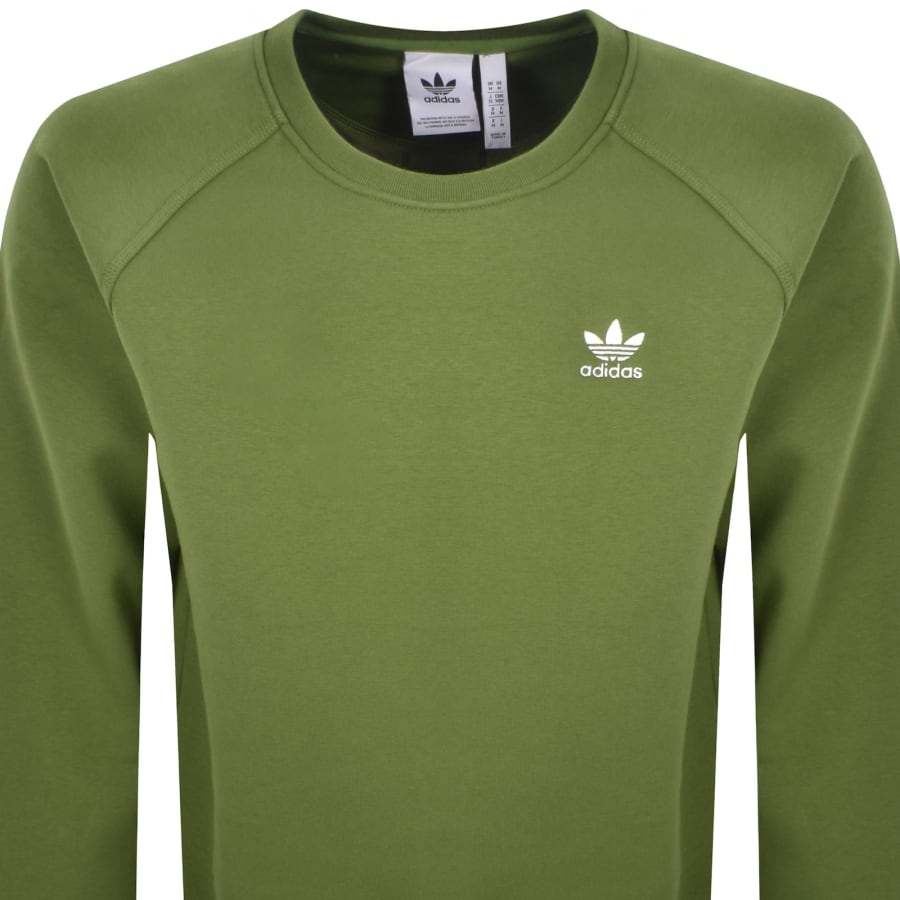 Image number 2 for adidas Originals Essential Sweatshirt Olive