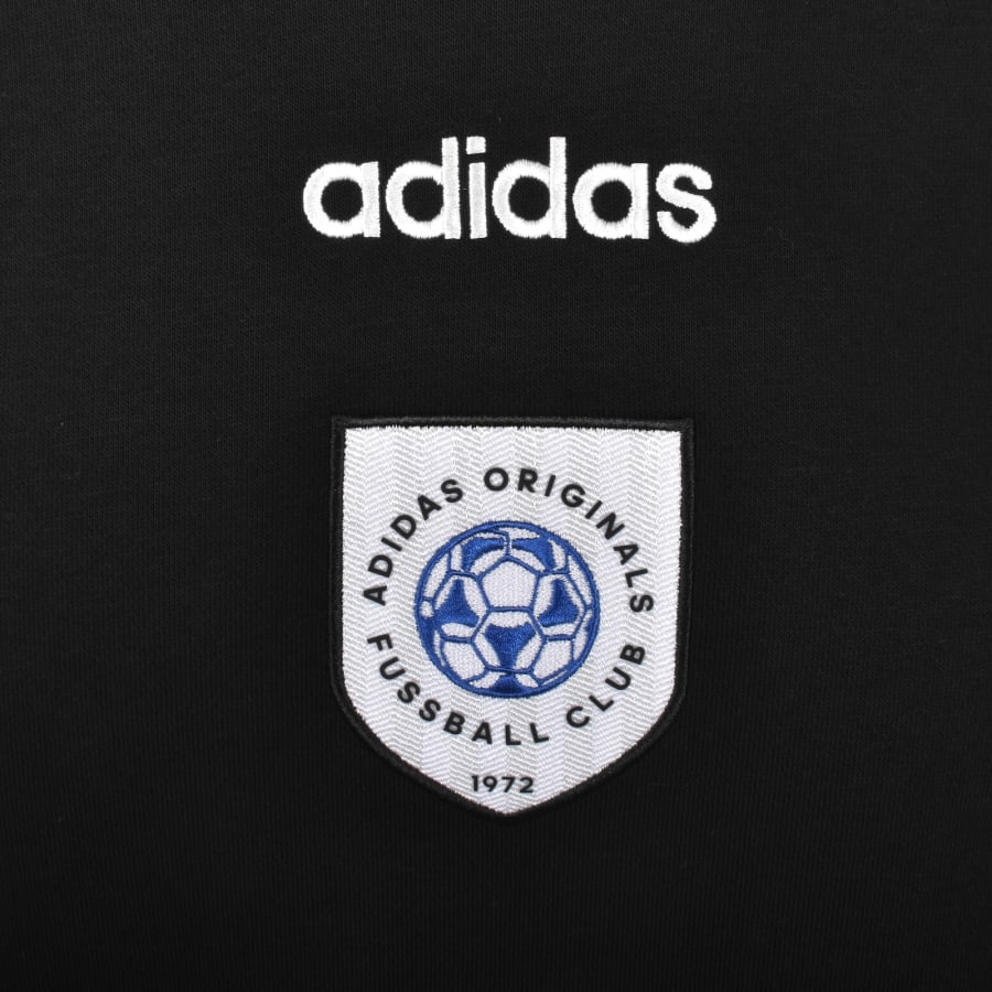 Image number 3 for adidas Crew Neck Fussball Club Sweatshirt Black