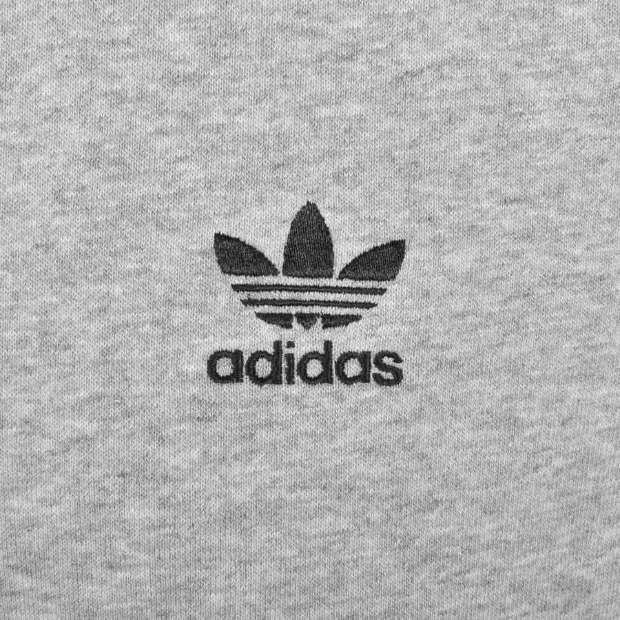 Image number 3 for adidas Originals 3 Stripes Hoodie Grey Heather
