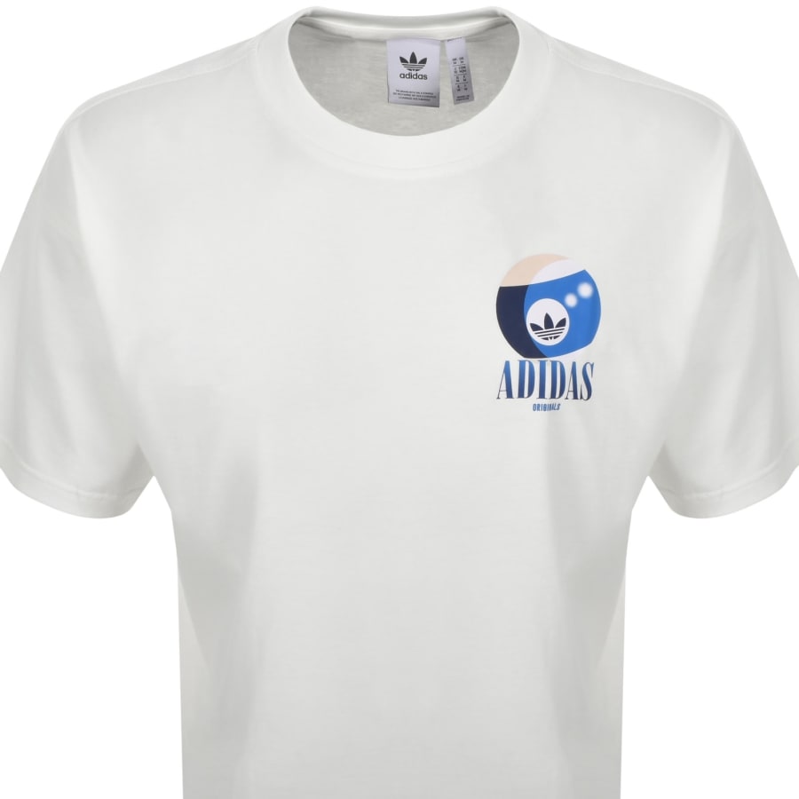 Image number 2 for adidas Originals Billiard T Shirt Off White
