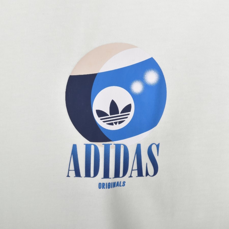 Image number 3 for adidas Originals Billiard T Shirt Off White