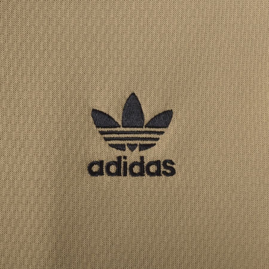 Image number 3 for adidas Adicolour Panel Track Top Brown