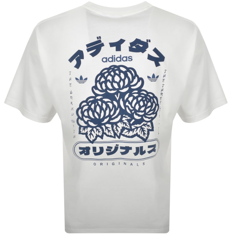Image number 5 for adidas Originals Japan Florals T Shirt Off White