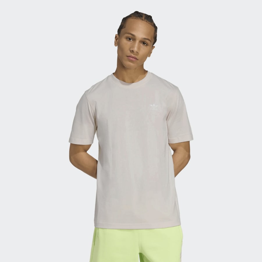 Image number 4 for adidas Originals Trefoil T Shirt Wonder White